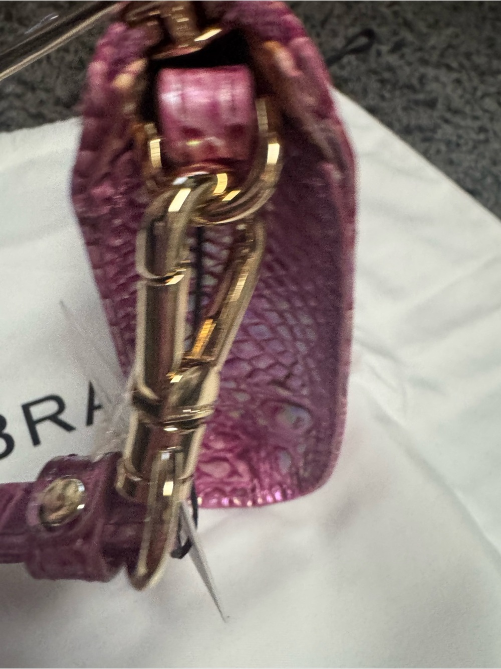 Brahmin Daisy Leather Wristlet NWT - Picture 9 of 14